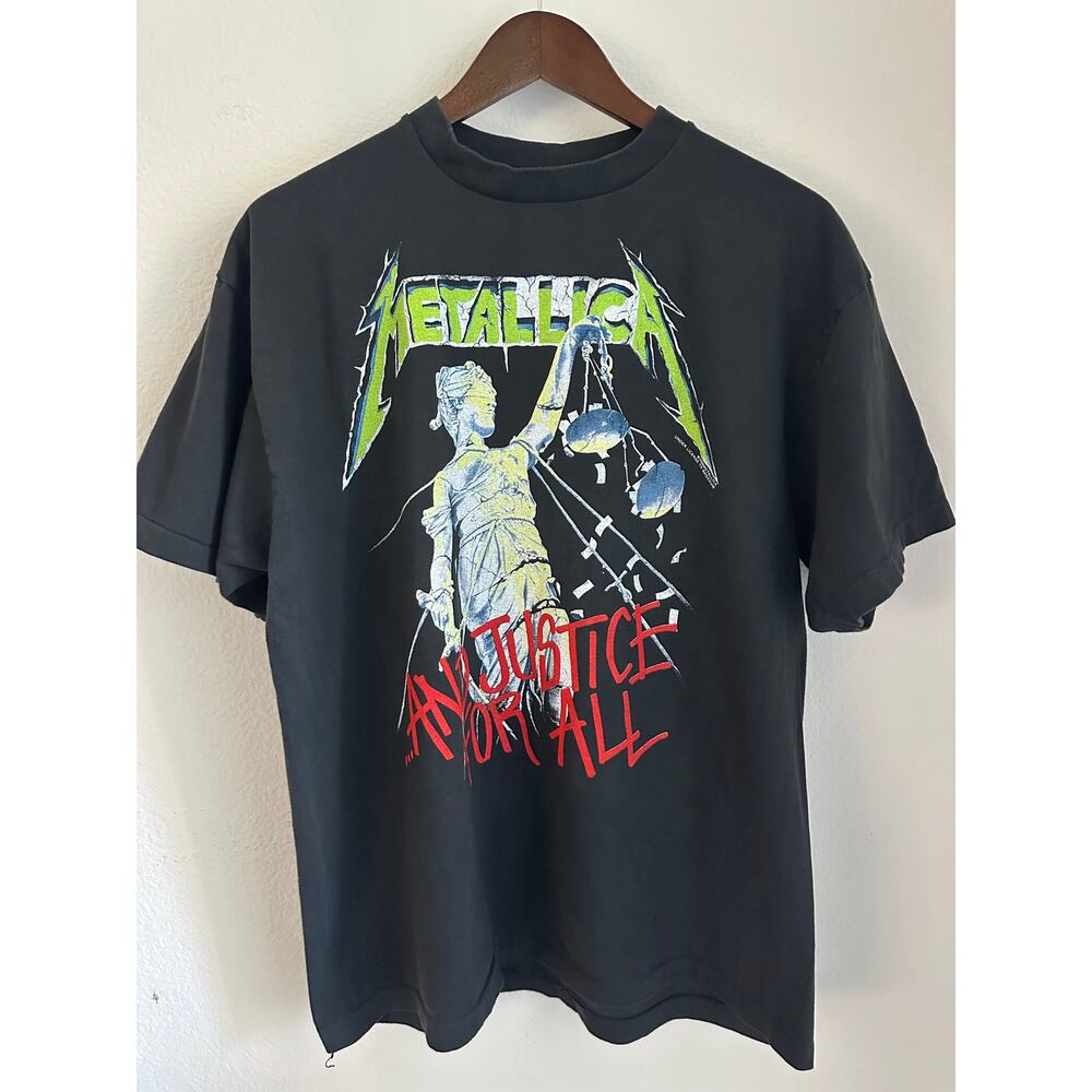 Metallica ...And Justice for All  Vintage Reprint T-shirt Metallica Tag